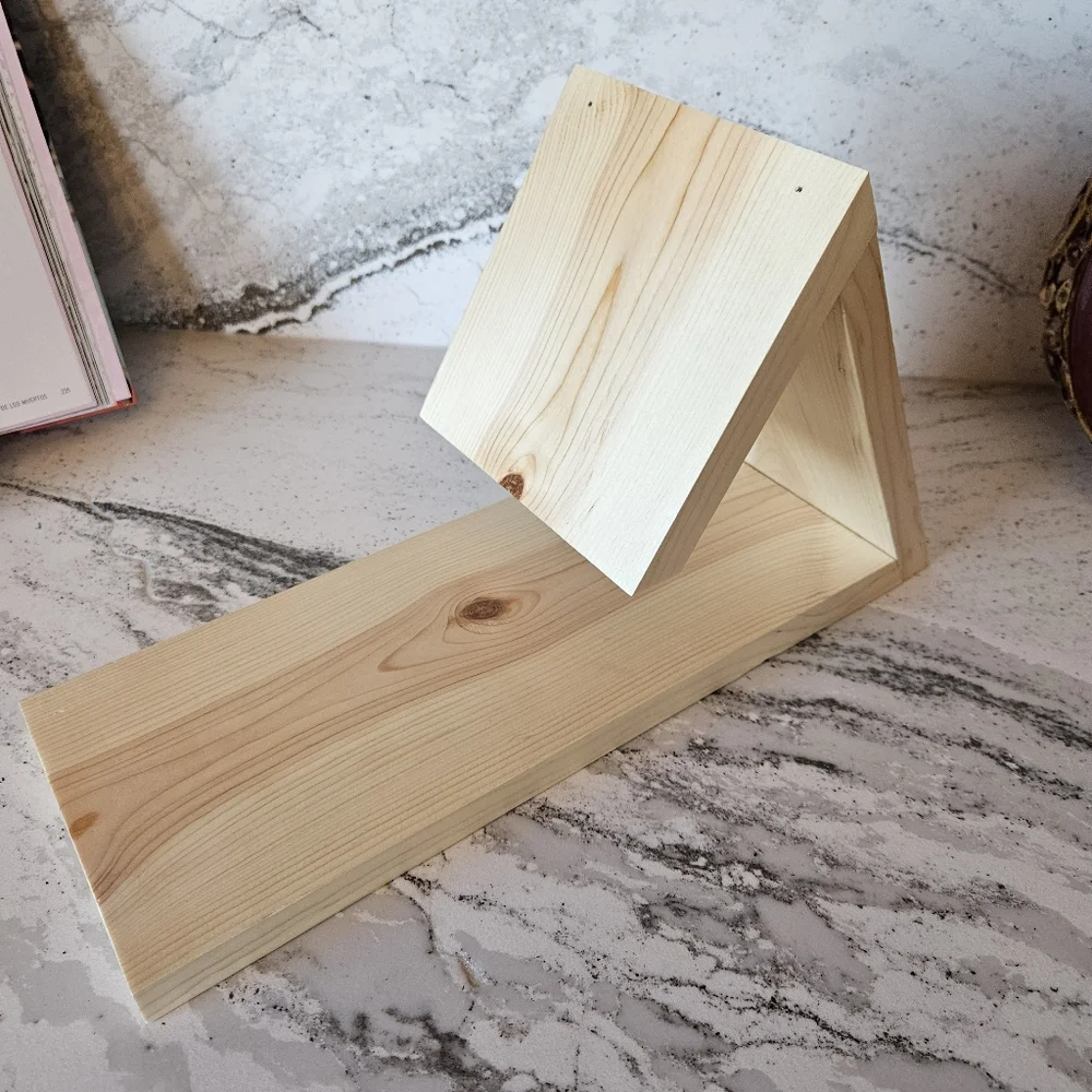 Handcrafted Wood Book Holder Stand - Picture 4 of 6